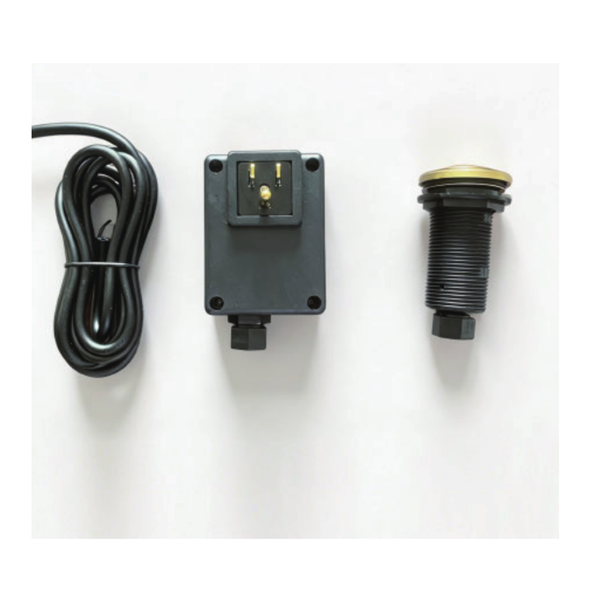 Brass Deck-Mount Garbage Disposal Air Switch with Domed Push Button and Outlet Module technical document