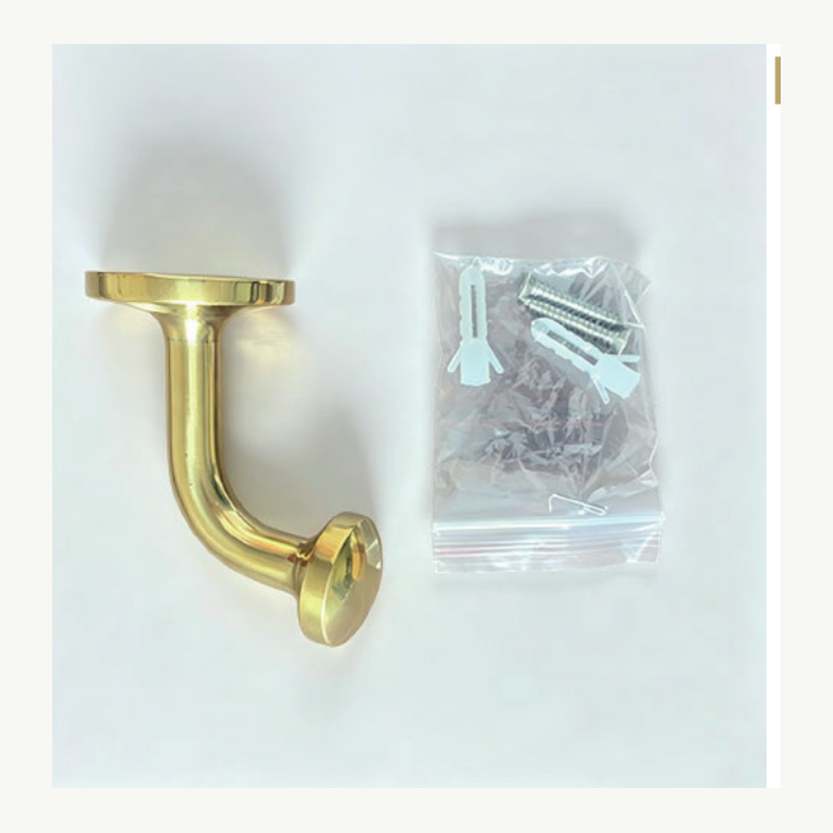 Solid Unlacquered Brass Wall-Mount Towel and Robe Hook with Mushroom Tip technical document